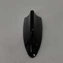 Possbay Glossy Black Car Decorative Shark Fin Antenna with Adhesive Tape ABS Plastic Universal Fit Decorative Cover Accessories (Black)
