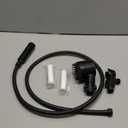 Shower Head with Handheld, Shower Heads High Pressure, High Flow Even with Low Water Pressure-Hand Held Showerhead Set,3 Modes Filtered Showerhead with 59Replacement Hose/Bracket/Cotton Filters (solid black)