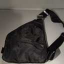 WANDER PLUS Anti Theft Crossbody Bag, Shoulder Bag Anti-theft Design for Travel, Sport, Work (Black)