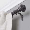 Decopolitan 278656867 1-Inch Urn Single Window Treatment Rod Set, 36 to 72-Inch, Warm Bronze