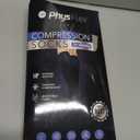 Compression Socks for Women & Men (20-30 mmHg) Support for Travel, Nurses, Pregnancy, Shin Splints, Sports and Everyday Wear (Large-X-Large, Black)