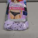 Hanes women's Hi-Cut Panties Pack, Lightweight Cotton Hi-Cuts, 6-Pack (Retired, 7)