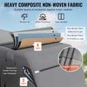 VEVOR Travel Trailer Cover, 22-24 ft RV Cover, 4-Layer Non-Woven Fabric Camper Cover, Waterproof, Windproof and Rip-Stop Class A RV Cover, with Storage Bag, Repair Patches, Straps and Tire Covers