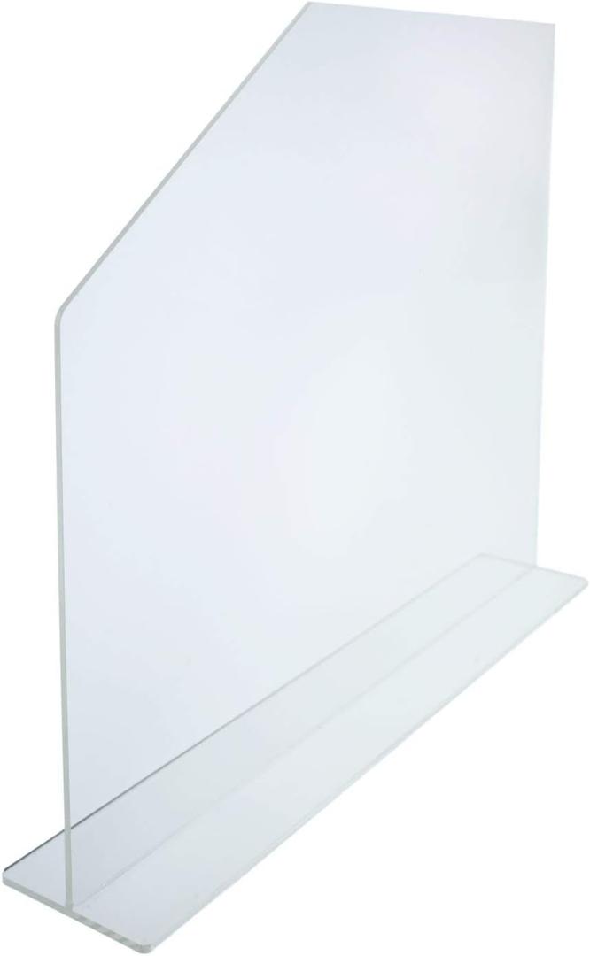 Source One Deluxe Acrylic Sink Splash Guard 24 x 18 Inches (Clear)