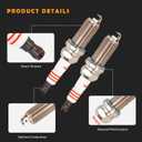 6pcs Upgraded Ignition Coil Pack Spark Plugs fits for Toyota Sienna Avalon Camry Highlander Rav4 Venza Lexus RX350 ES350 RX450h 2007 2008 2009 2010 2011 2012 2013 2014 2015 3.5 V6 Replaces UF487