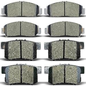 ALADICHE Front Rear Ceramic Disc Brake Pads For 2003 2004 2005 2006 2007 Honda Accord V6 (D537/D959)
