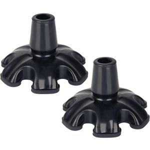Walking Cane Tips 3/4 inch Heavy Duty,Quad Cane Tips, Rubber Foot for Cane,Replacement Feet for Canes, Cane Bottom Rubber 3/4 Self Standing Cane Tip for Crutch, Base for Walking Cane, Pack of 2
