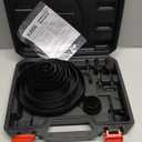 KATA 20PCS Hole Saw Kit, Hole Saw Set with 3/4"-6"(19-152mm) Saw Blades, Hole Saws Drill Bits Hole Cutter Kits with Storage Case, Holesaw Cutting for Soft Wood, Plywood, Drywall, PVC (Black)