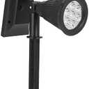 6LED Solar Light Adjustable Outdoor Garden Spotlight Lawn Lamp Landscape Lighting for Lawns, Garages, and Landscapes (Color Light)