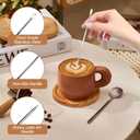 22 PCS Espresso Accessories Kit, Spring Loaded Calibrated Tamper, Spring Loaded Calibrated Tamper, WDT Tool and Dosing Funnel Set Fits Delonghi 58 mm Espresso Coffee Machines and Portafilter