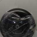 4.80/4.00-8" Flat Free Tire and Wheel - 16 Inch Solid Rubber Wheelbarrow Tires with 5/8" and 3/4" Ball Bearings, 3" Centered Hub (Extra Adapter kit includes Bearing, 1" and 1/2" Nylon Spacers)