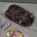 SOKU 13X6 Reddish Brown Lace Front Wigs Pre Layered, 18 Inch Short Wavy Glueless Wigs Pre Plucked, Copper Red Body Wave Synthetic Lace Front Wigs for Women