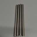 YTKavq Stainless Steel Round Rod，1/2"(12.7mm) Diameter 8"(200mm) Length 304 Stainless Steel Metal Rods for Crafts,DIY, Industry, Decoration(4 pcs)