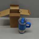 STANLEY Quencher ProTour Flip Straw Tumbler with Leakproof Lid | Built-In Straw & Handle | Cupholder Compatible for Travel | Insulated Stainless Steel Cup | BPA-Free (20 Ounces, Azure Fade)