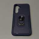 for Samsung Galaxy A36 5G Phone Case [15 FT Military Grade Drop Protection] with 2x Tempered Glass Screen Protector, Heavy-Duty Shockproof Magnetic Kickstand Case for Samsung Galaxy A36 5G (Dark Blue)