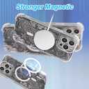 for iPhone 13 Pro Case Clear Magnetic, Compatible with MagSafe, Ocean Marine Animals Pattern, Slim Shockproof Camera Lens Protection Phone Case for Women Men 6.1" - Pink