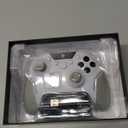 EasySMX X20 Wireless Gaming Controller with RGB Backlit, 2-Stage Hall Effect Stick, 1000Hz Polling Rate, 6-Axis Gyro on Multi-Platform, Mech Buttons- Compatible with PC/Switch/Steam/Android (white)