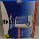 Vicks Warm Mist Humidifier FilterFree 1Gal Tank, Auto ShutOff, Night Light, VapoPad and VapoSteam Compatible (White)