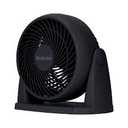High-Performance Blizzard Air Circulator Fan, 3 Speeds, 90 Tilt, Removable Grill, Black