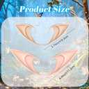 4 Pair Fairy Pixie Elf Ears Cosplay Elf Ear Soft Pointed Tips Anime Party Dress Up Costume Masquerade Accessories for Halloween Christmas Party (Nude & Brown)