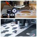 3 x MECCANIXITY Black ABS Plastic Sheet 10 x 6 x 0.04 Inch for Building Model, DIY Crafts, Panel, Pack of 2 Pcs