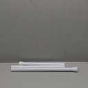 White Tension Curtain Rod for Windows 28 to 48 inch Adjustable Expandable Pressure Spring Curtain Rod No Drilling Curtain Rod for Bedroom Doorway Closet Door