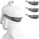 GJX 3 Packs Headgear Compatibility with Airfit/Airtouth N30i and P30i Closed Edges Replacement Headgear Strap for N30i/P30i CPAP Nasal Mask Replace Part(Without Mask Frame)