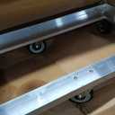 Channel GRD2 Dollies, Glass Rack/Milk Crate Dolly, Glass Rack Dollies, 44"W x 22"D x 7.5"H, Aluminum Construction