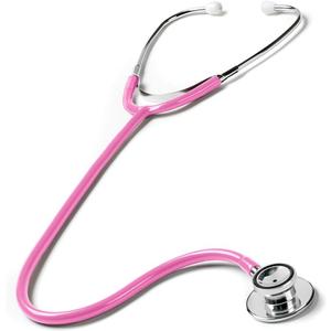 Prestige Medical Dual Head Stethoscope, Hot Pink, 3.6 Ounce