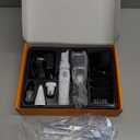 oneisall 2 in 1 Pet Cat & Dog Grooming Kit - Quiet Cordless Dog Clippers & Paw Trimmer for Grooming Pet Hair (Silver)