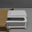 Bamboo Nursery Book Shelves, 3-Pack White Floating Shelves for Wall Kids, Fully Assembled Wall Book Shelves for Bedroom Kids, Toddler Room, Baby Room, Nursery Decor