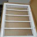 HVAC Premium 24 x 18 Duct Opening Steel Return Air Filter Grille, for 1-inch Filter, Removable Door, Flat Stamped HVAC Vent Cover Grille, Outer Dimensions 26.5 x 20.5