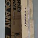 COLAMY Wooden Dining Room Chairs Set of 6, Spindle High Back Windsor Kitchen Side Chair, Farmhouse Dining Chairs for Kitchen, Dining Room, Light Brown