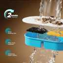 Cat Water Fountain Battery Operated: Wireless Cat Fountain with 6 filters and 3 sponges - 88oz/2.6L Cordless Pet Dispenser for Cats Indoor with Motion Sensor - Automatic Quiet Waterer for Small Animal