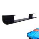 2024 New Steel Wheelie Bin Brackets,Strong Durable Outdoor Bin Holder Garbage  Fixed Bracket Fixed Garbage Can Location Prevent Sliding Suitable Outdoor Garbage garbage Cans Lock (Black)