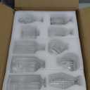 Small Bud Vases Set of 12 Vase for Centerpieces, Glass Vase for Flowers, Clear Flower Vase Ribbed Modern Bud Vases in Bulk, Vintage Vases for Floral Wedding Party Table Decoration Home Decor