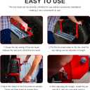 Heavy Duty Tire Step for Truck, Adjustable and Non-Slip Steel Truck Step