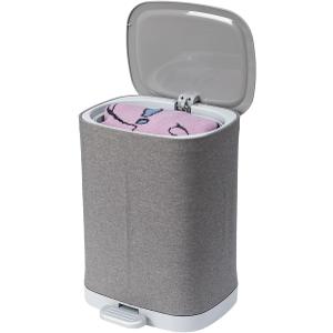 Laundry Baskets with Lid,Collapsible Slim Laundry Hamper for Dirty Clothes,Small Narrow Hamper,Clothes Basket for Bedroom,Bathroom,Laundry Room Spacious Laundry Bin Hamper Storage 22L