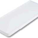 Replacement Toilet Tank Lid - Universal Fit - White Plastic - Inside Dimensions: 19-1/4" x 7-1/2" - Made in USA