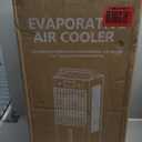 JRD Portable Air Conditioner, Portable Evaporative Air Cooler with Remote, 12H Timer, 4 Ice Pack, 2.4Gal Tank, 4 Mode&3 Speed, Mist Function, Swamp Cooler Cooling Fan for Bedroom Home Office Garage