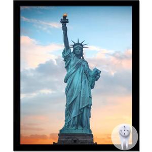 OMAIGAR 20x24 Picture Frame for 20by24 Poster Photo Canvas Certificate Black High Transparent Photo Frame Wall Desktop Horizontal Vertical 20 x 24