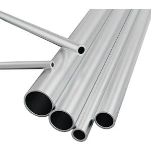 Purzen Aluminum Tubing Hollow Round Tube Metal Pipe for DIY Craft Furniture Making Home Improvement Welding Bending Cutting Fabrication Strong Lightweight,20mm*7.5mm*0.5m
