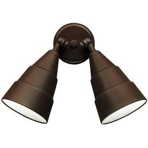 Kichler Lighting 6052AZ Cans and Bullets - 2 Light Wall Mount - with Utilitarian Inspirations - 11.25 inches Tall by 6 inches Wide, Finish Color: Architectural Bronze