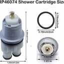 Delta RP46074 Shower Valve Cartridge for Tub/Shower 13/14 Series - Single Function Temperature Control Replacement