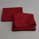 Joydeco 72 Inch Blackout Curtains for Bedroom, Thermal Insulated Black Out Curtains, Room Darkening Drapes for Living Room Window Rod Pocket Back Tab (W40 x L73 Inch, Red)