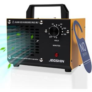 Generator 80,000mg/h, High Capacity Odor Eliminator Portable Ozonator for Home/Car/Pet/Basement Odor Suitable for Spaces up to 7,000 Square Feet