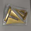 Modern Sculptures Home Decor, Gold Sailboat Decor Ornament, Boat Decorations Statue Decor, Art Sculptures and Statues, Sailboat Gifts Home Office Bathroom Shelf Decor Nautical Decor (2 Pack)