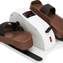 Under Desk Elliptical Machine, Ellipse Leg Exerciser for Seniors Fully Assembled, Portable & Quiet Electric Seated Pedal Exerciser with Remote Control & 12 Adjustable Speeds