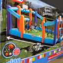 Little Tikes Huge Inflatable Backyard Soccer & Basketball Court for Multiple Kids, Blower with GFCI Plug, Large