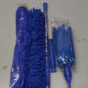ZZ LAZYCOTTAGE Duster, Microfiber Dusters with 2 Handle Sets, Durable 15-98.1 Inches Long Telescopic Rod, Washable, Feather Dusters for Cleaning Cobweb and Ceilings Fans, 5 Pack (Blue)